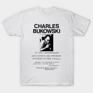 Charles Bukowski - Live at The Contemporary T-Shirt